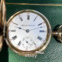 1902 Hamilton Grade 927 18S 17J Gold Filled Hunter Case Pocket Watch