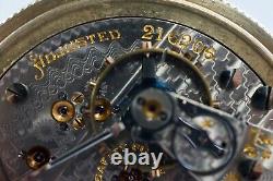 1902 Hamilton Railroad Grade 940 Model 1 21J 18S 10K RGP Pocket Watch Runs