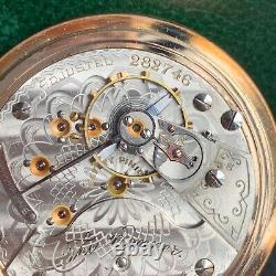 1904 Hamilton Grade 926 18S 17 Jewels Open Face Pocket Watch