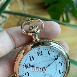 1905 Hamilton Grade 946 18S 23 Jewels Railroad Grade Gold Filled Pocket Watch