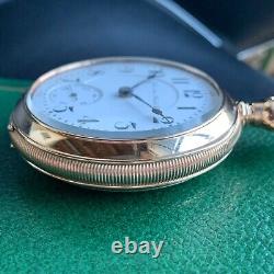 1905 Hamilton Grade 946 18S 23 Jewels Railroad Grade Gold Filled Pocket Watch