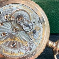 1905 Hamilton Grade 946 18S 23 Jewels Railroad Grade Gold Filled Pocket Watch