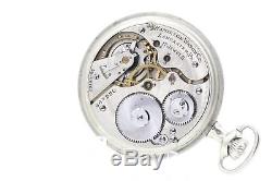1906 HAMILTON 975 Sidewinder 17 Jewel Pocket Watch Large 16s Bold Roman Numerals