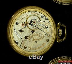 1906 Hamilton 940 21J 18s RR Grade Pocket Watch NOS Glass Crystal Ready to Use