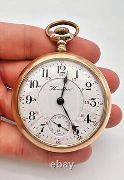 1907 Hamilton Grade 940 18S 21 Jewels Railroad Grade Gold Filled Pocket Watch