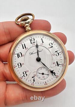 1907 Hamilton Grade 940 18S 21 Jewels Railroad Grade Gold Filled Pocket Watch