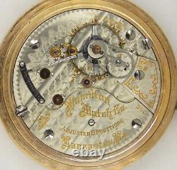 1908 Hamilton 21 Jewel 940 RR Pocket Watch in 10k Gold Filled Keystone Case