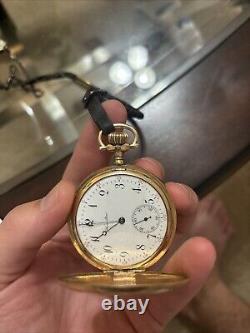 1908 Hamilton 993 21 Jewel 16 Size Hunter Case Pocket Watch Clean Beautiful Case