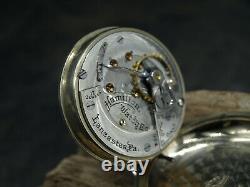 1909 Hamilton 924 18S. 17 JEWELS Pocket Watch RUNNIG GREAT NO CRYSTAL (G3)