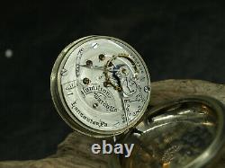 1909 Hamilton 924 18S. 17 JEWELS Pocket Watch RUNNIG GREAT NO CRYSTAL (G3)