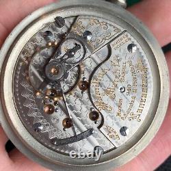1909 Hamilton Grade 940 18S 21 Jewels Railroad Grade Pocket Watch
