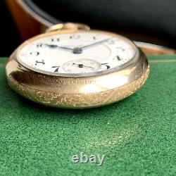 1909 Hamilton Grade 940 21 Jewels Gold Filled Railroad Grade Pocket Watch