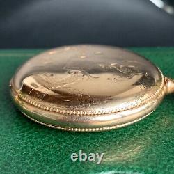 1910 Hamilton Grade 975 16S 17 Jewels Hunter Case Gold Filled Pocket Watch