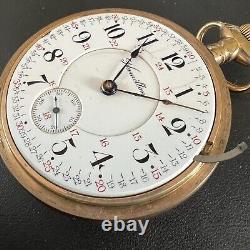 1911 Hamilton Grade 940 Montgomery 24 HOUR Dial 18S 21 Jewel RR Pocket Watch