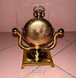 1912 Gold Filled Hamilton Pocket Watch Stand 17 Jewels #944077 Philadelphia Case