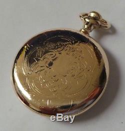 1912 Hamilton Pocket Watch 17 Jewels 16s Grade 974 Gold Filled Case