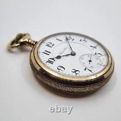 1913 Hamilton 992 16s 21j Railroad Grade Pocket Watch Gold Filled