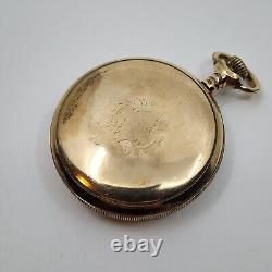 1913 Hamilton 992 16s 21j Railroad Grade Pocket Watch Gold Filled