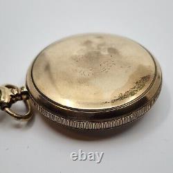 1913 Hamilton 992 16s 21j Railroad Grade Pocket Watch Gold Filled