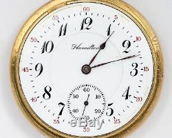 1913 Hamilton 992 Collectible Pocketwatch! 21 Jewel Adjusted 5 Positions