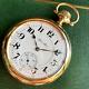 1913 Hamilton Grade 952 Bridge Movement 16s 19 Jewels Gold Filled Pocket Watch