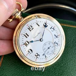 1913 Hamilton Grade 952 Bridge Movement 16S 19 Jewels Gold Filled Pocket Watch