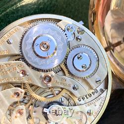 1913 Hamilton Grade 952 Bridge Movement 16S 19 Jewels Gold Filled Pocket Watch