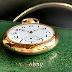 1913 Hamilton Grade 952 Bridge Movement 16S 19 Jewels Gold Filled Pocket Watch