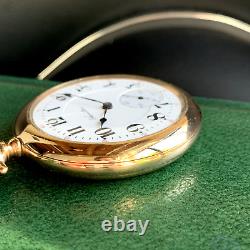 1913 Hamilton Grade 952 Bridge Movement 16S 19 Jewels Gold Filled Pocket Watch