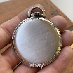 1913 Hamilton Grade 992 16S 21 Jewels Railroad Pocket Watch Stainless Steel Case