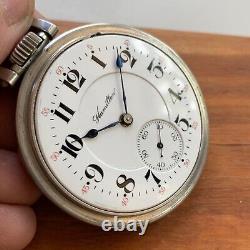 1913 Hamilton Grade 992 16S 21 Jewels Railroad Pocket Watch Stainless Steel Case