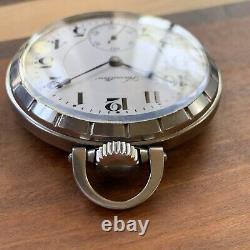 1913 Hamilton Grade 992 16S 21 Jewels Railroad Pocket Watch Stainless Steel Case