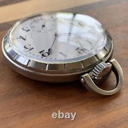 1913 Hamilton Grade 992 16S 21 Jewels Railroad Pocket Watch Stainless Steel Case