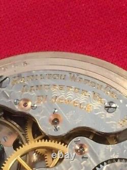 1914 Hamilton Grade 993 21j 16s Railroad Pocket Watch 11,480 Made-Runs Great