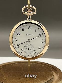 1915 Hamilton Pocket Watch Grade 920 M. 1.23j, 12s. Hamilton Case. WoW. Rare