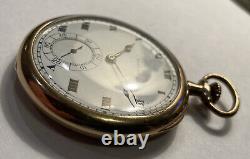 1916 Hamilton Gr. 910 12S 17j 25Yr Gold Filled Pocket Watch Running