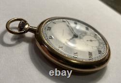 1916 Hamilton Gr. 910 12S 17j 25Yr Gold Filled Pocket Watch Running