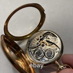 1916 Hamilton Gr. 910 12S 17j 25Yr Gold Filled Pocket Watch Running