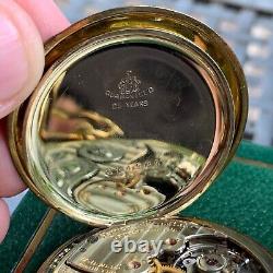 1916 Hamilton Grade 914 12S 17 Jewels Gold Filled Pocket Watch Serviced