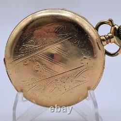 1916 Hamilton Grade 974 16S 17 Jewels Gold Filled Pocket Watch Running