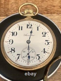 1916 Hamilton Grade 974 16S 17 Jewels Model 2 Pocket Watch