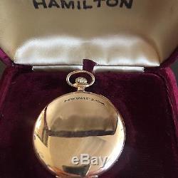 1918 Hamilton 23J Size 12S Grade 920 Open Face Pocket Watch MINT