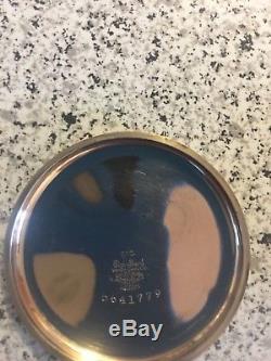 1918 Hamilton Pocket Watch. 17 Jewel Adjusted 974 Electric Special. 10k Gold F