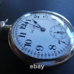 1918 Hamilton Railroad Grade 992 Model 2 Pocket Watch Montgomery 21J 16s WORKS