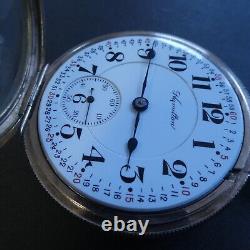 1918 Hamilton Railroad Grade 992 Model 2 Pocket Watch Montgomery 21J 16s WORKS