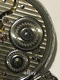 1919 Hamilton 992 Mod 2 16S 21J Pocket Watch Railroad Display Salesman Case Runs