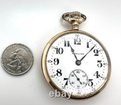 1920 Hamilton 16s Pocket Watch 17j Grade 974 20yr Gold Filled R. R. Case