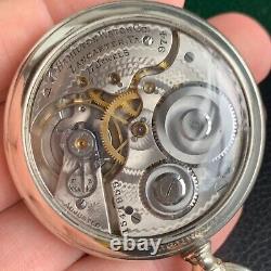 1920 Hamilton Grade 974 Salesman Display Case 16S 17J Pocket Watch Serviced