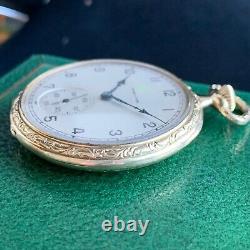 1921 Hamilton Grade 910 12S 17 Jewels Gold Filled Pocket Watch