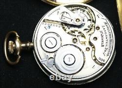 1921 Hamilton Grade 956 16s 17j Pocket Watch GF OF Swing-Out Case Runs